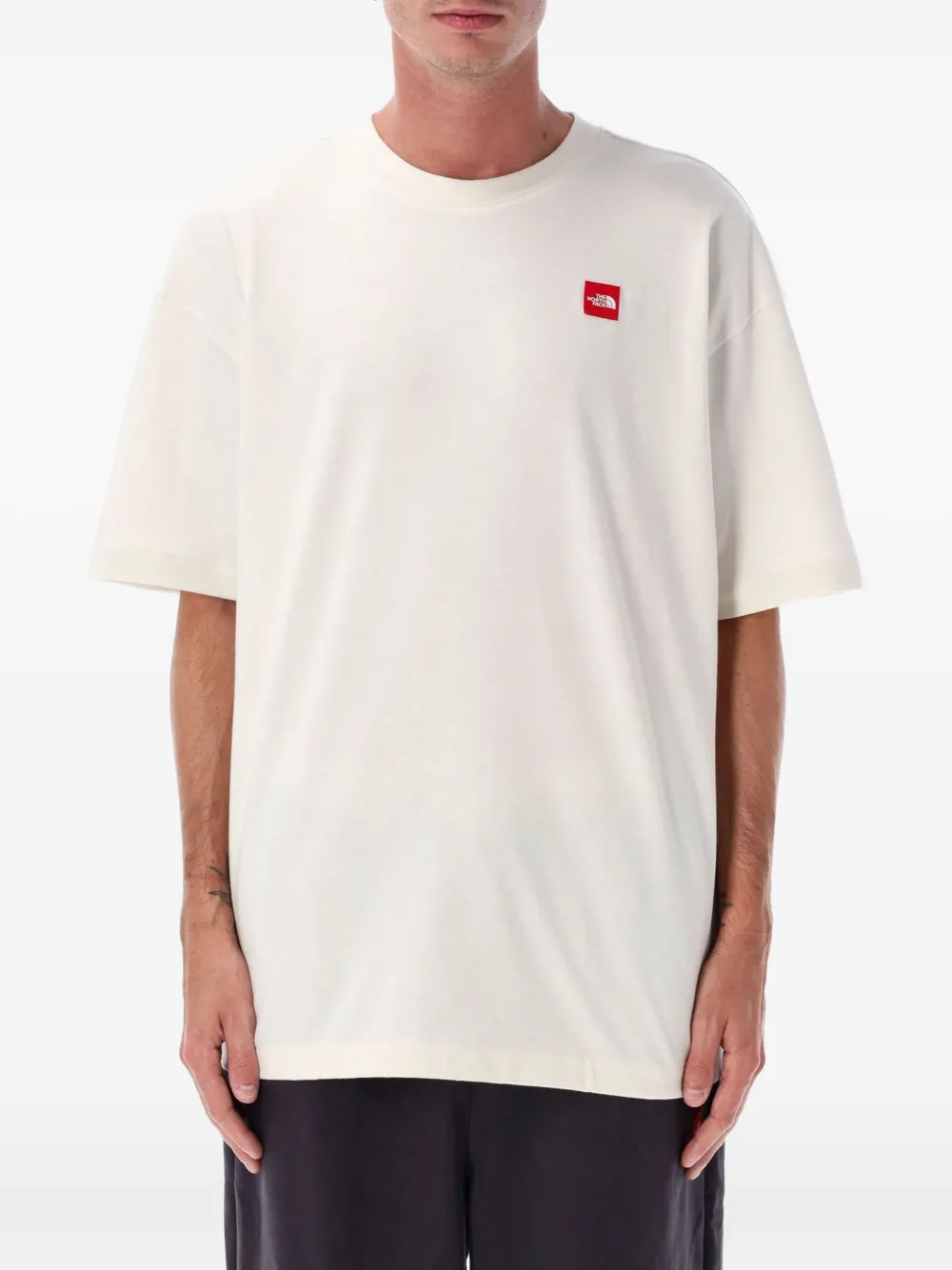 

Футболка с нашивкой-логотипом The North Face, белый
