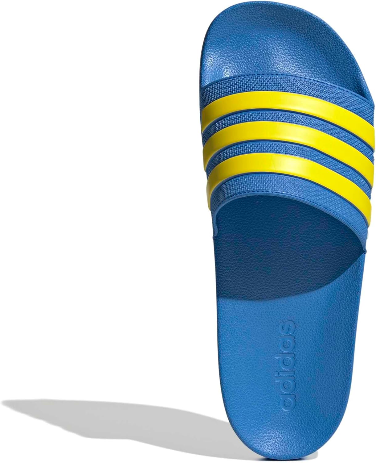 Сланцы для душа adidas Adilette для взрослых унисекс, белый/синий/желтый — фото 2