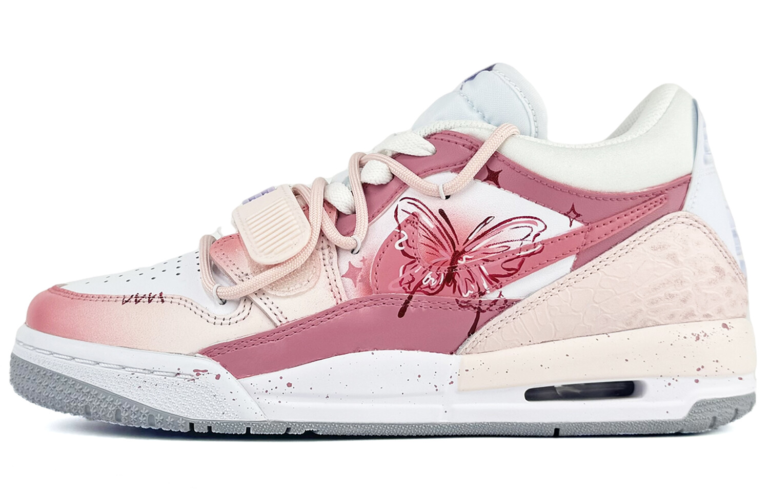 

Кроссовки Jordan Legacy 312 Vintage Basketball Shoes Women's Mid-top White, розовый