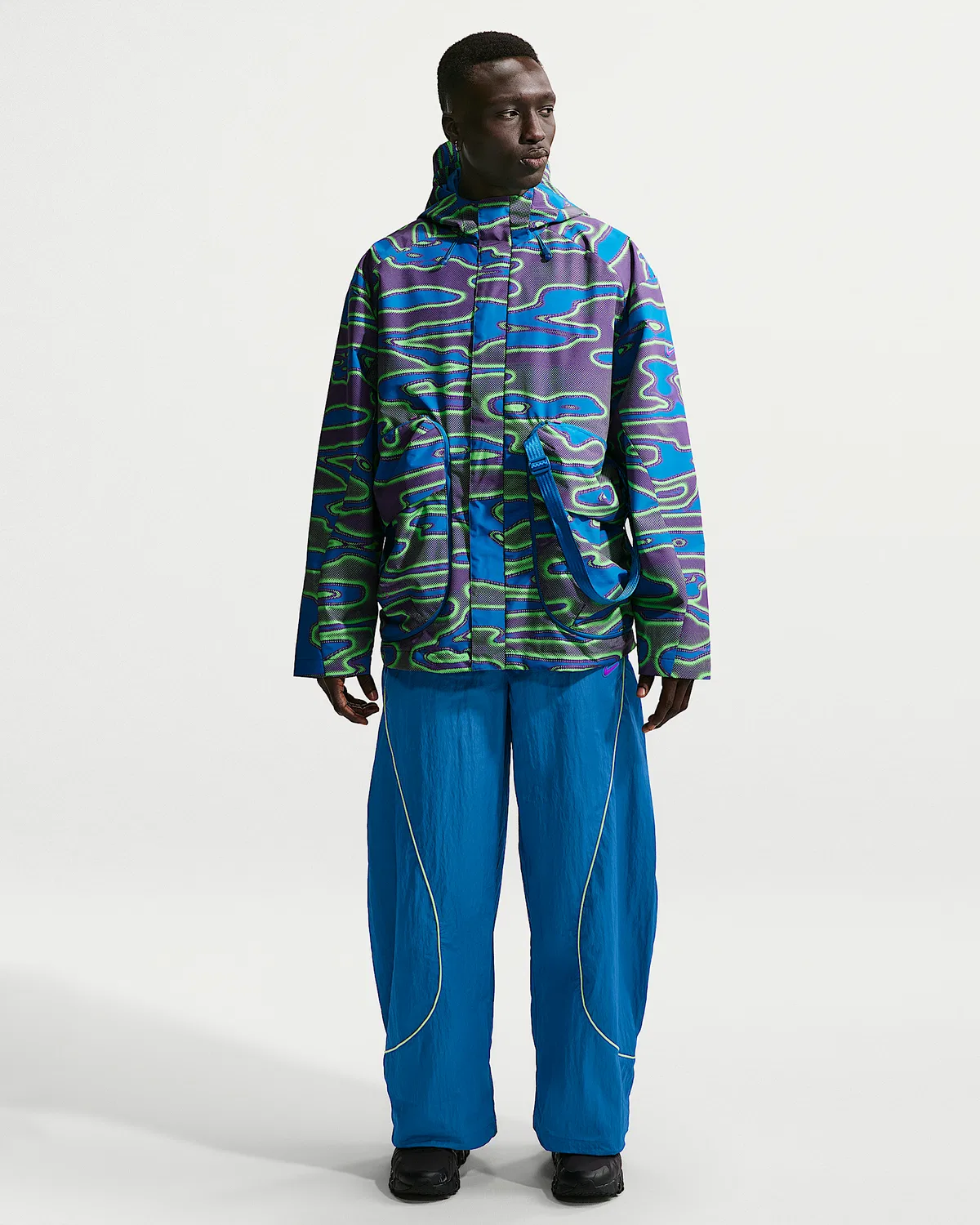 Мужские штаны Tobi Nike Project F.R.O.G., Brilliant Blue/Light Lemon Twist/Dark Raisin/Vivid Purple