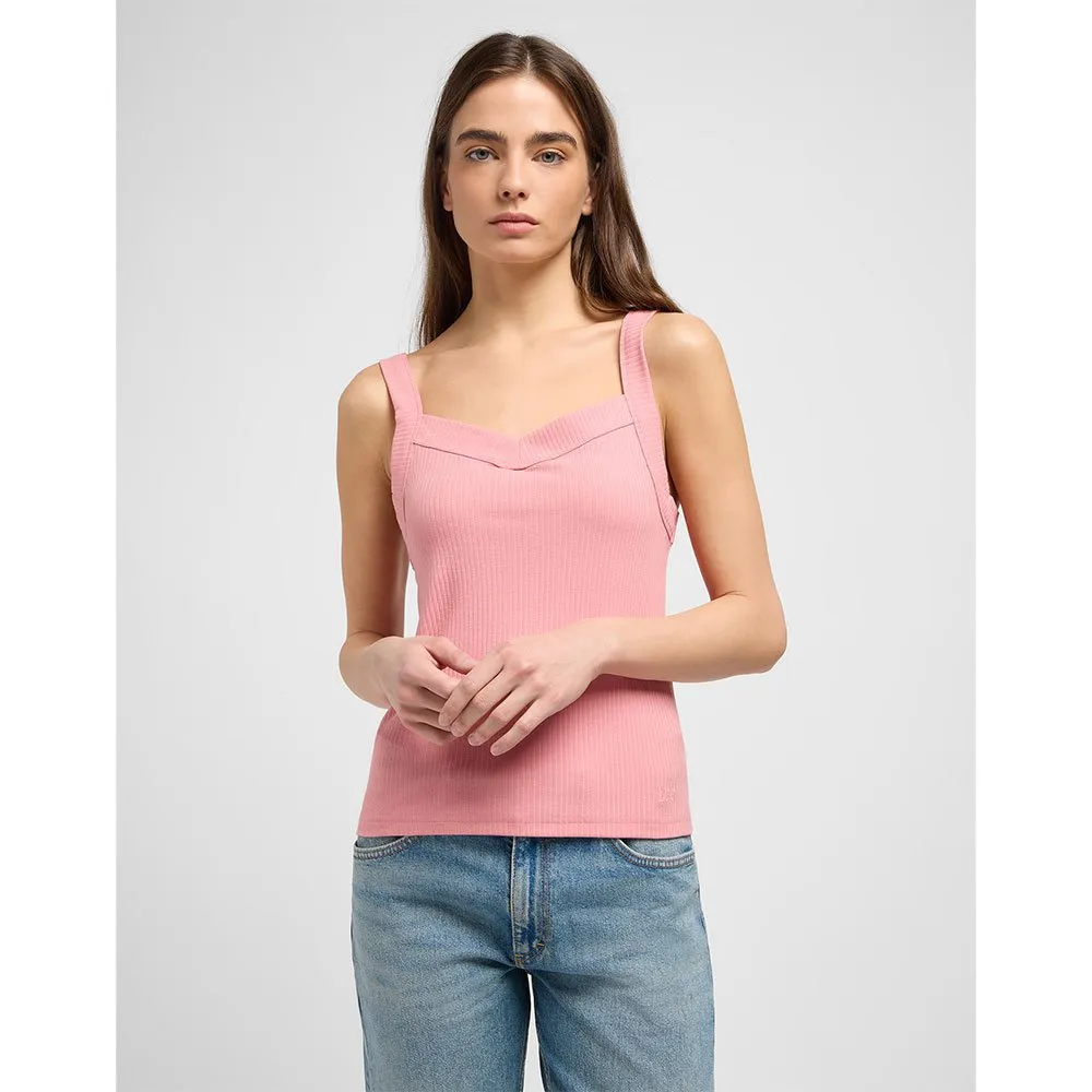 

Футболка Lee Rib Cami, розовый