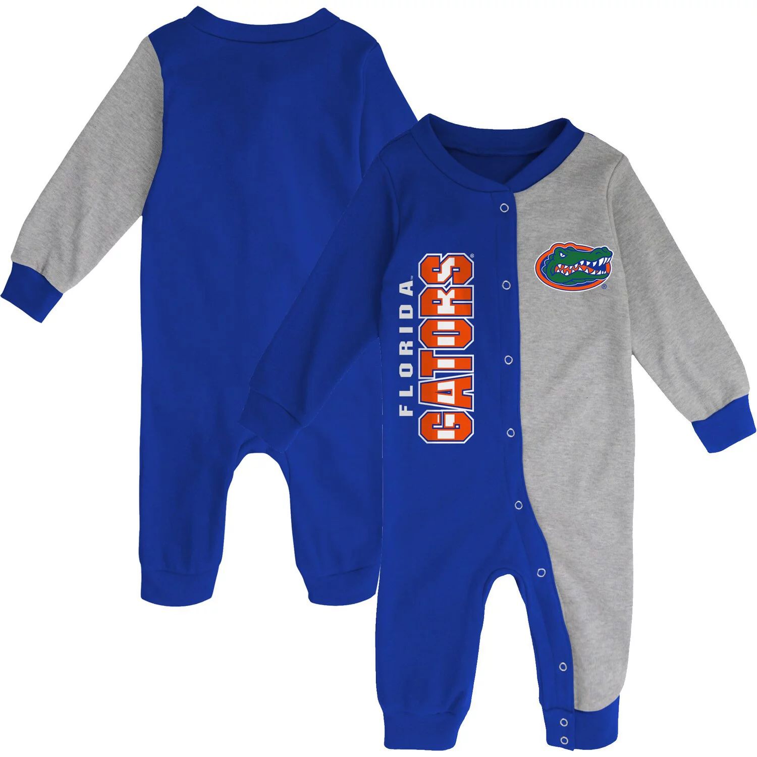 

Двухцветная спальная куртка для младенцев Royal/серого цвета Florida Gators Half-Time Outerstuff