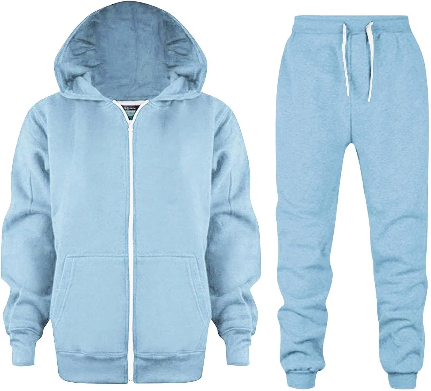 Спортивный костюм с капюшоном и брюками, Generic, Light Blue — фото 2