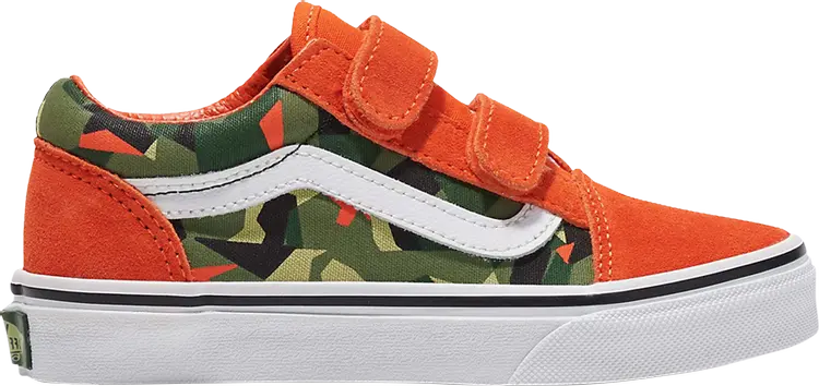 

Кроссовки Slip-On V Kids 'Geo Camo Orange', оранжевый