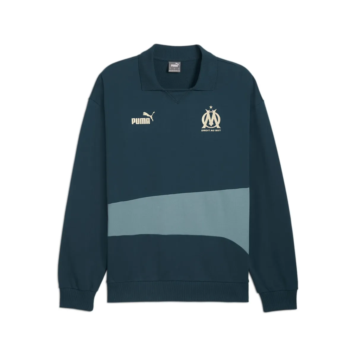 

Толстовка PUMA "Olympique de Marseille ftblCULTURE толстовка мужская", синий