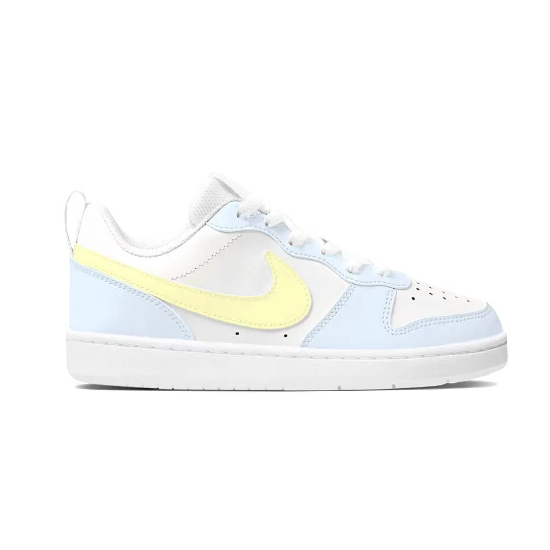 Кроссовки для скейтбординга Court Borough Kitten Leather Low top Kids' для подростков Nike, Blue — фото 4