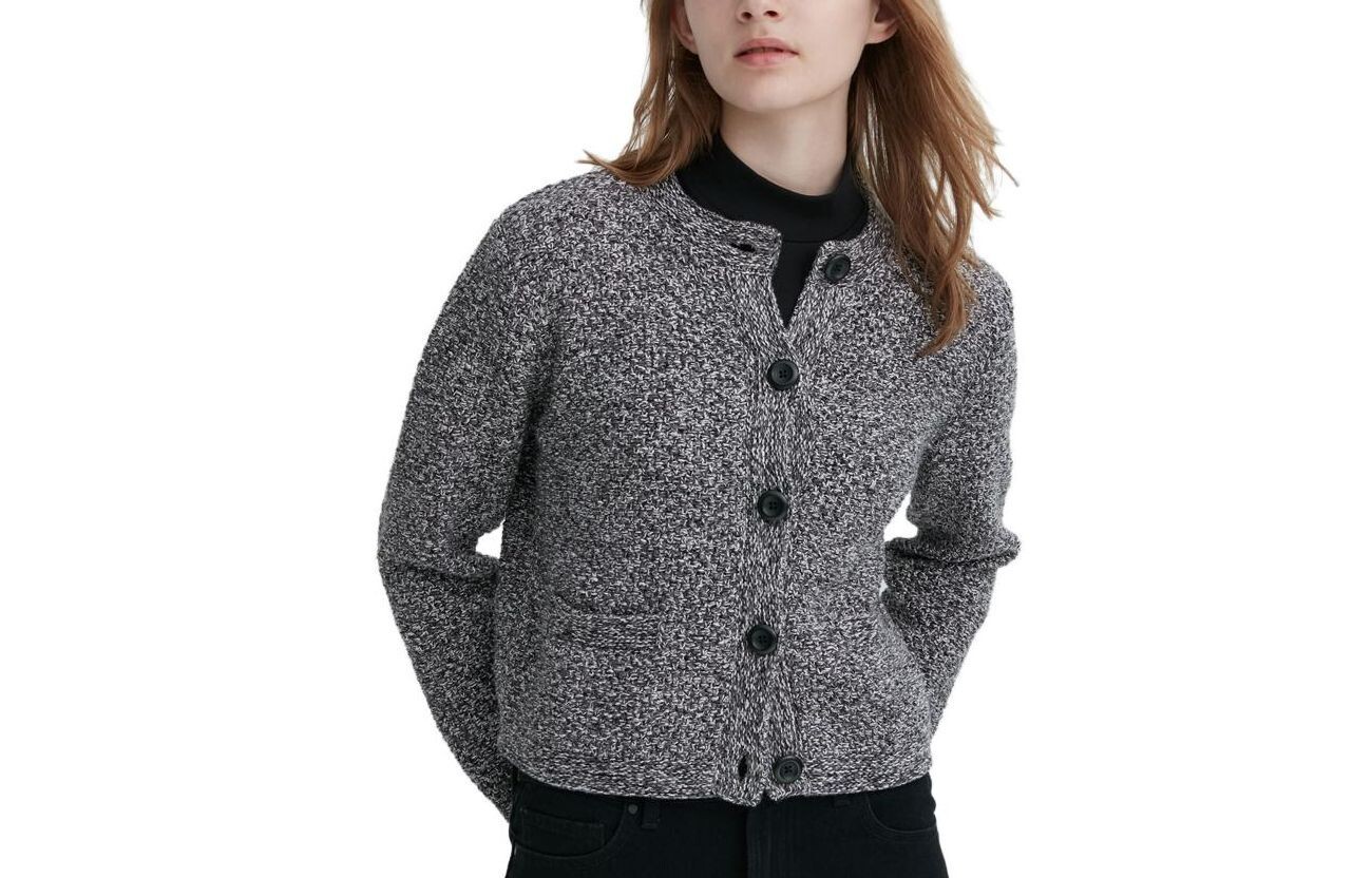 

Трикотаж женский Асфальтовый серый Uniqlo