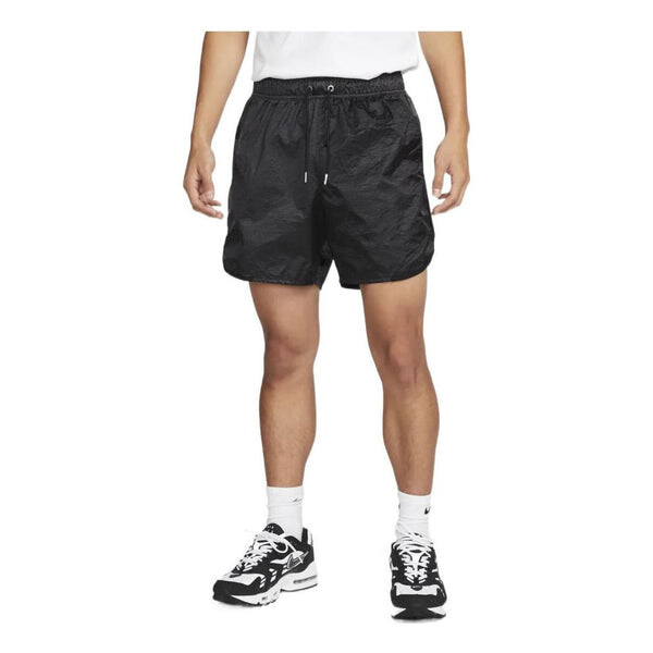 

Шорты solid color casual drawstring sports shorts black Nike, мультиколор