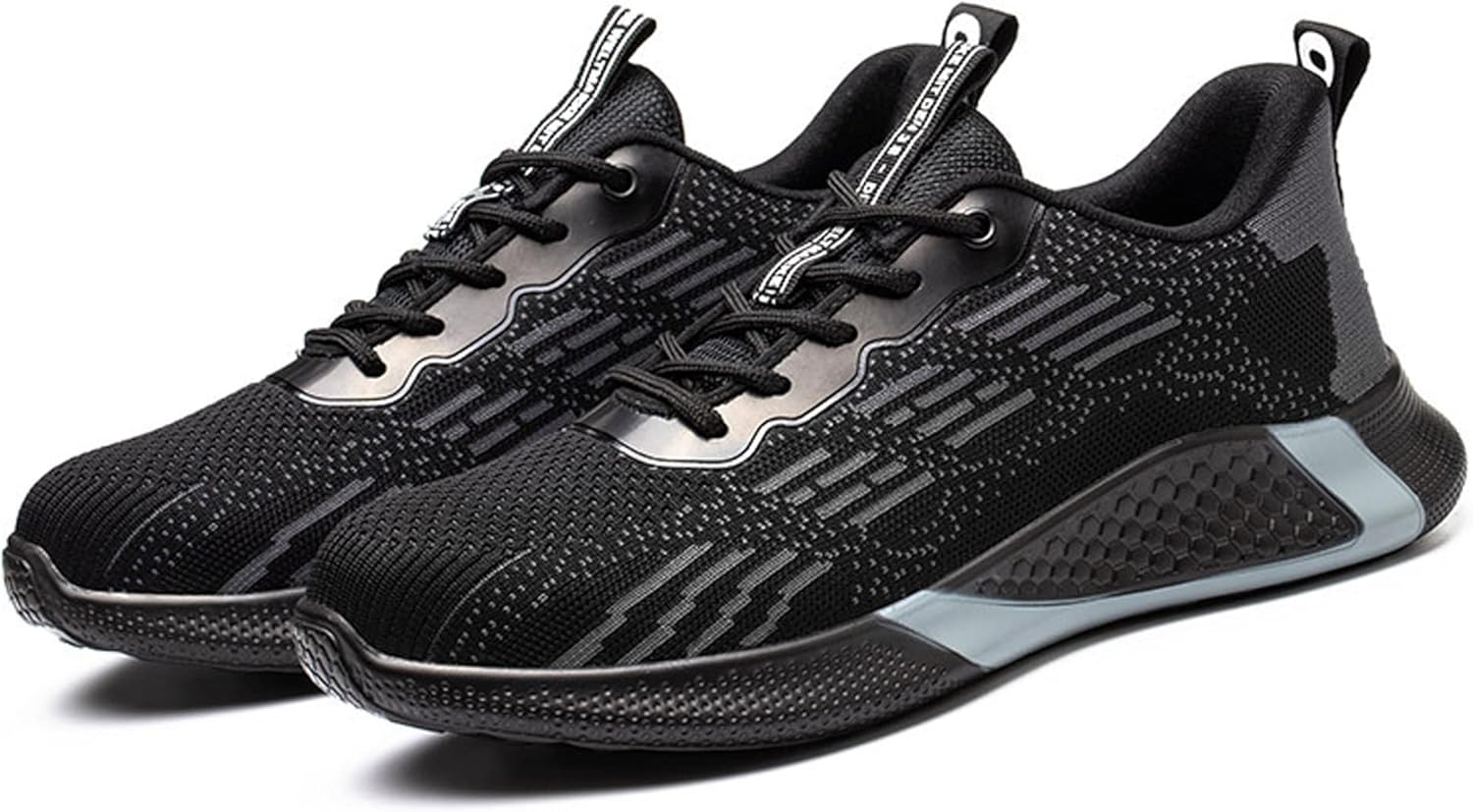 

Ботинки Asifn с металлическим носком для мужчин и женщин, легкие защитные ботинки с композитным носком, устойчивые к маслу, для ресторанов, черный