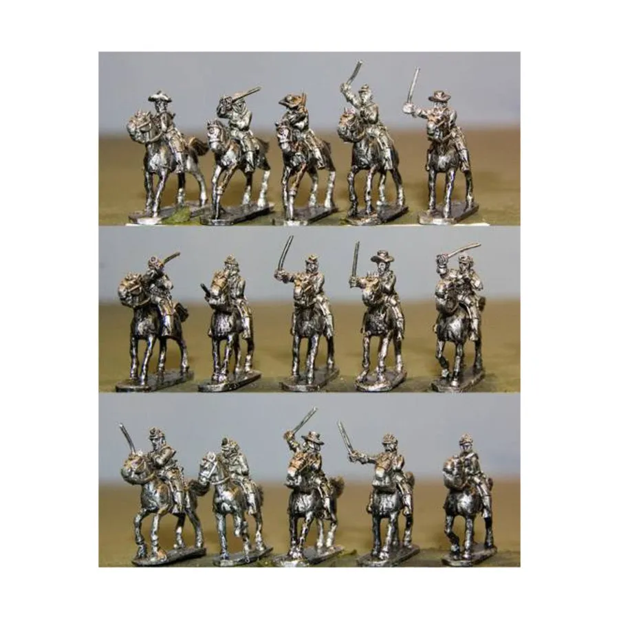 

Кавалерия с саблями, Blue and the Gray Miniatures - Union (15mm)