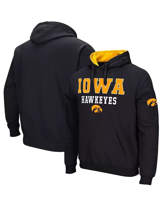 

Мужская черная толстовка с капюшоном Iowa Hawkeyes Sunrise Colosseum