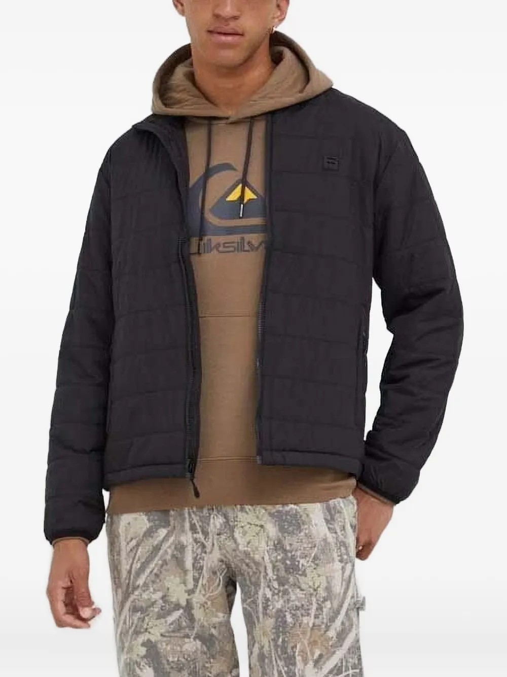 

Стеганая куртка с высоким воротником Billabong, черный