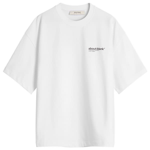 

Коллекционная футболка About:Blank, белый/черный