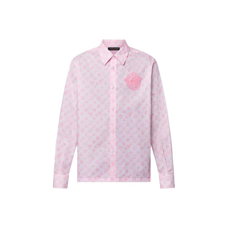 

LOUIS VUITTON Футболка Tyler SS24 для мужчин, розовая