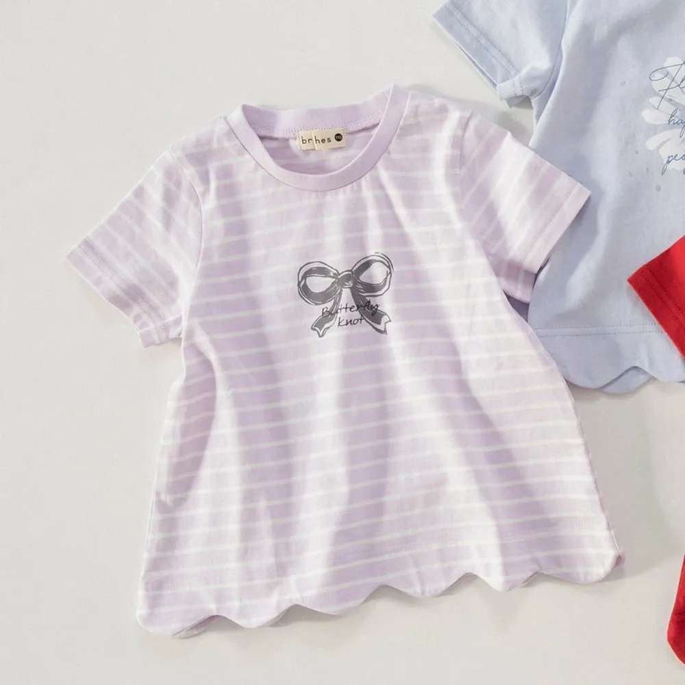 Футболка с коротким рукавом и фестончатым краем Branshes, Lavender