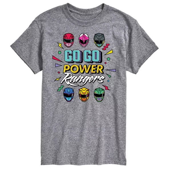 

Мужская футболка с принтом Power Rangers Go Go Licensed Character, серый