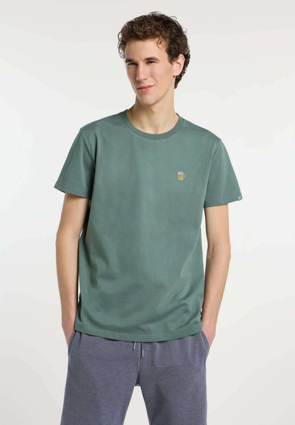

Футболка с принтом ENDREW C Ragwear, серый