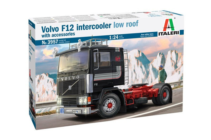 

Пластиковая модель интеркулера Volvo F12 с низкой крышей 1/24 Italeri