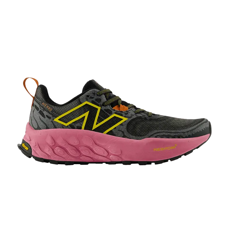 Кроссовки Wmns Fresh Foam X Hierro v8 'Black Real Pink', черный