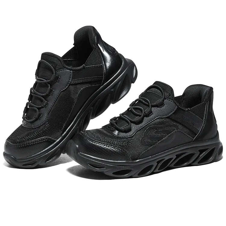 Skechers Kids Кроссовки для бега низкие повседневные тканевые нескользящие износостойкие All Black/BBK Kids' — фото 3