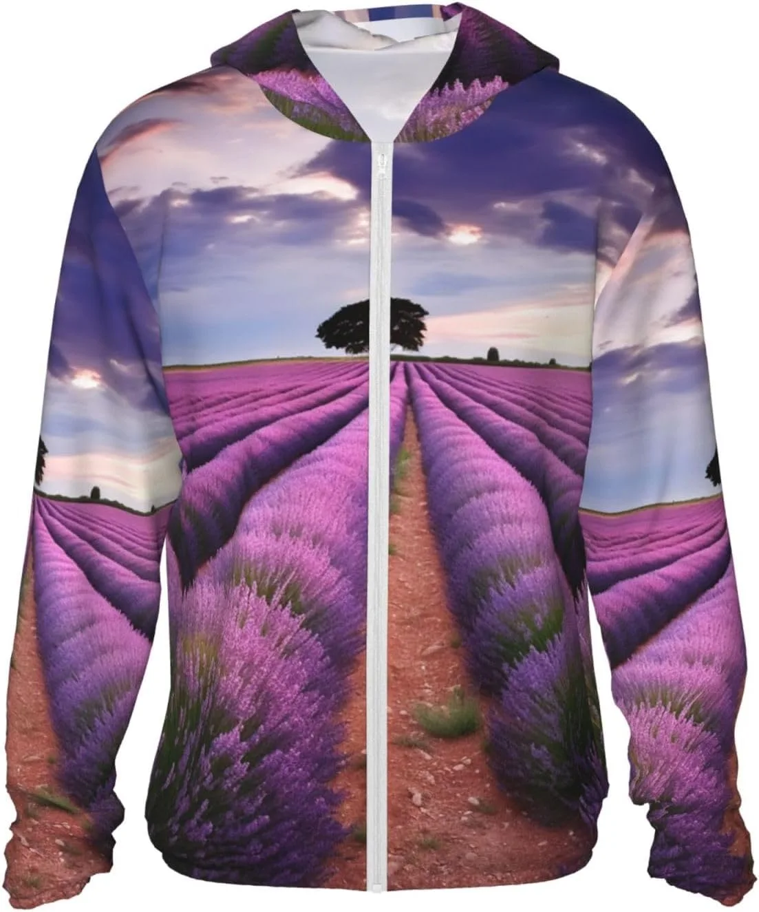 

Мужская толстовка с защитой от солнца UPF 50+ Lavender Fields DWVTSLH