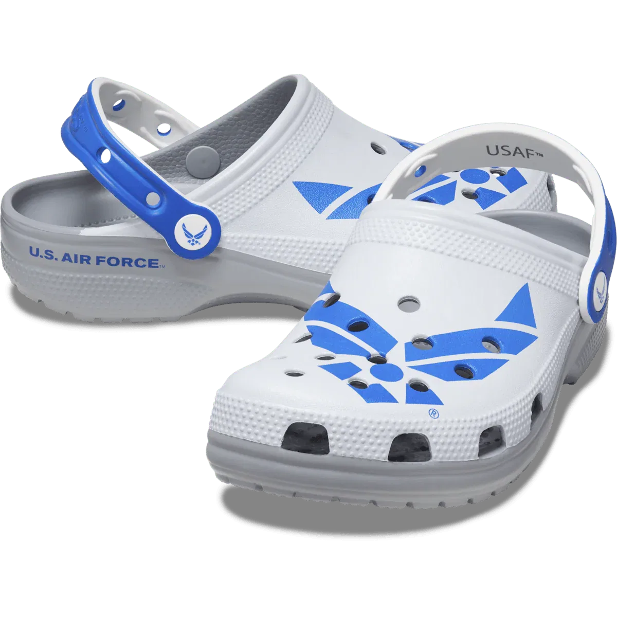 Классические сабо ВВС США Crocs, белый — фото 2