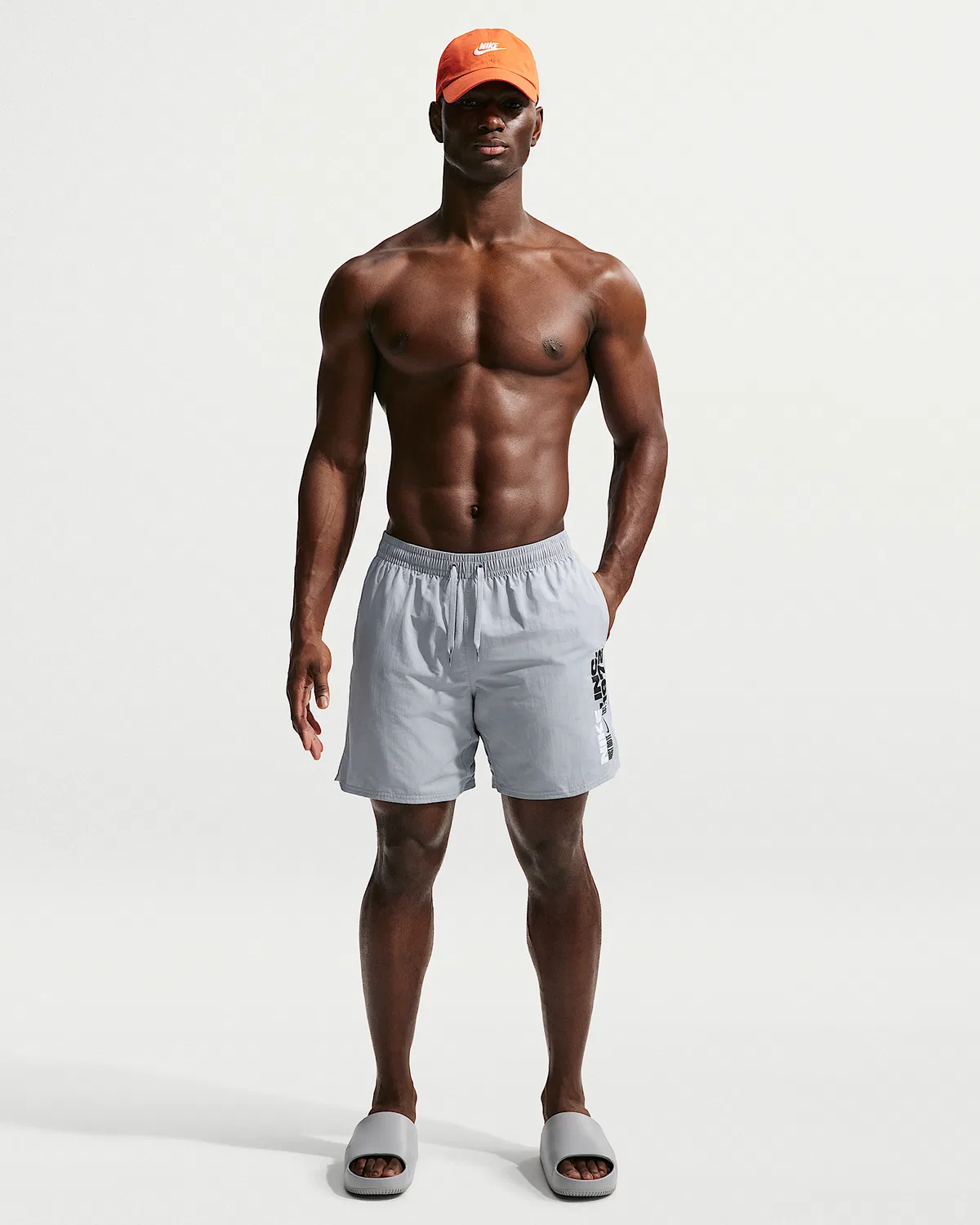 Мужские плавки Nike Swim Breaker 7" с полной подкладкой, Wolf Grey