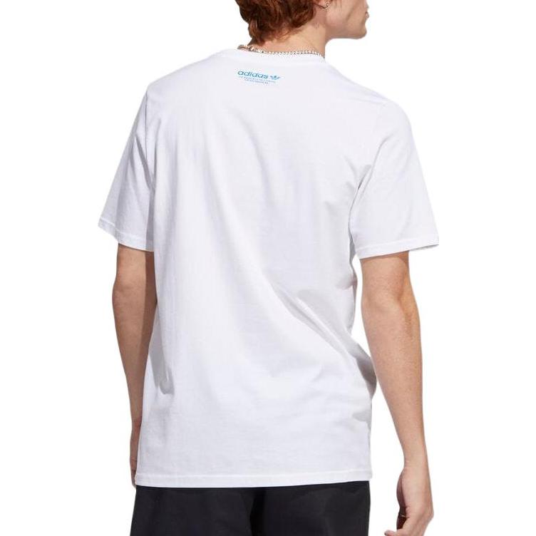 Футболка adidas Mettz World Peeps Short Sleeve Tee 'Chalky Brown Multicolor' HM9360 — фото 4