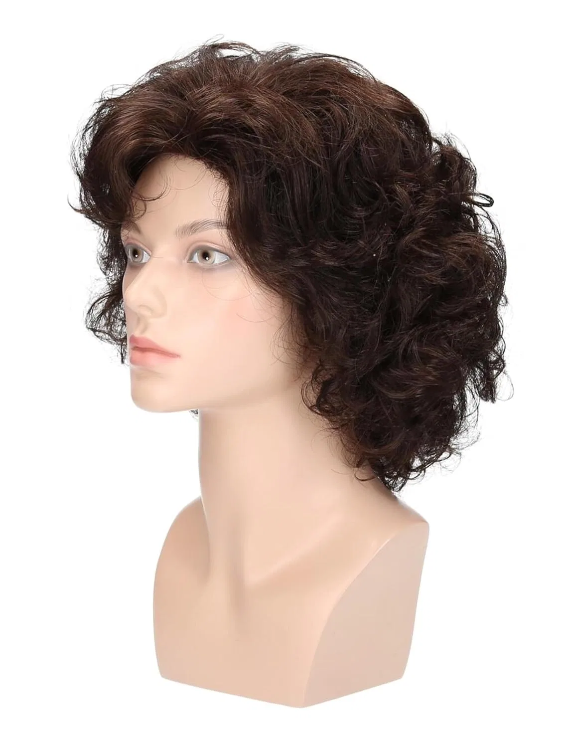 Парик «Violetta» из высококачественных синтетических волос от Lofty Lofty, Dark / Medium Brown — фото 2