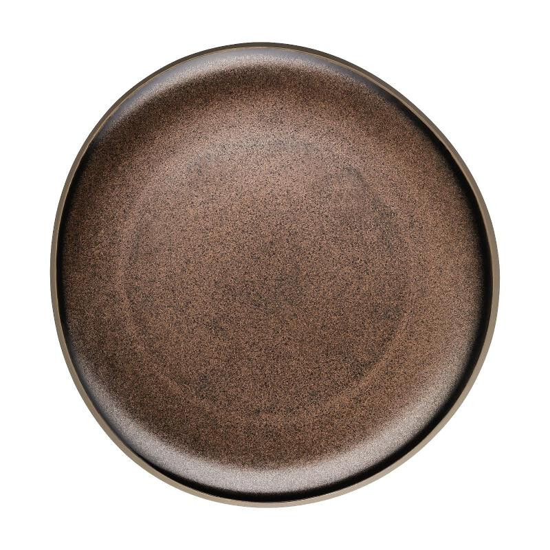 

Junto Bronze - тарелка керамическая плоская 22 см Rosenthal, бронза