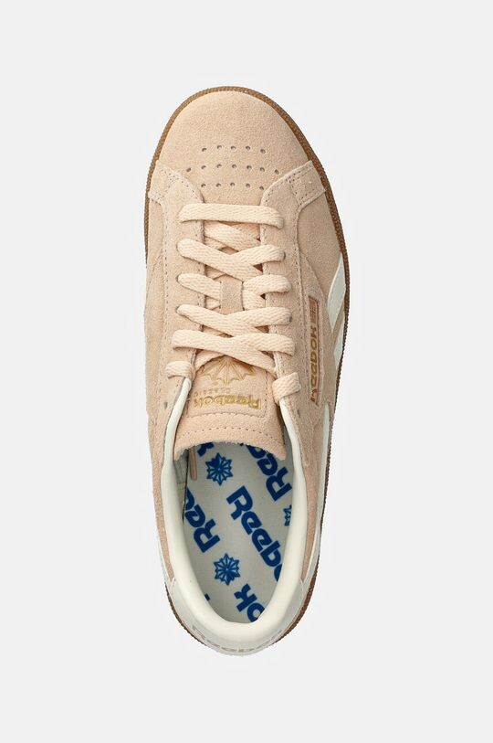 Замшевые кроссовки Club C Grounds, Великобритания Reebok Classic, оранжевый — фото 4