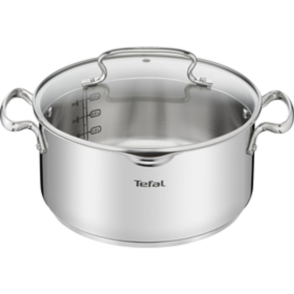 

Tefal DUETTO+ G71946 Кастрюля с крышкой 24 см, серебро