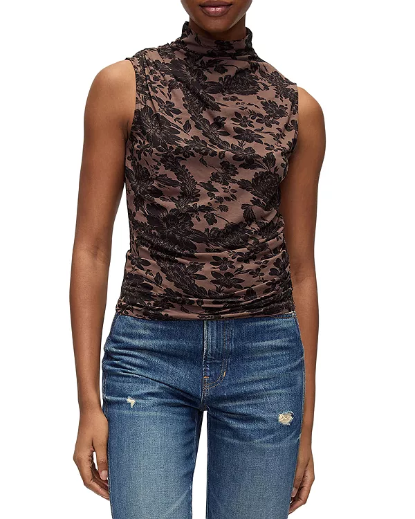 

Топ без рукавов Майли Veronica Beard, коричневый