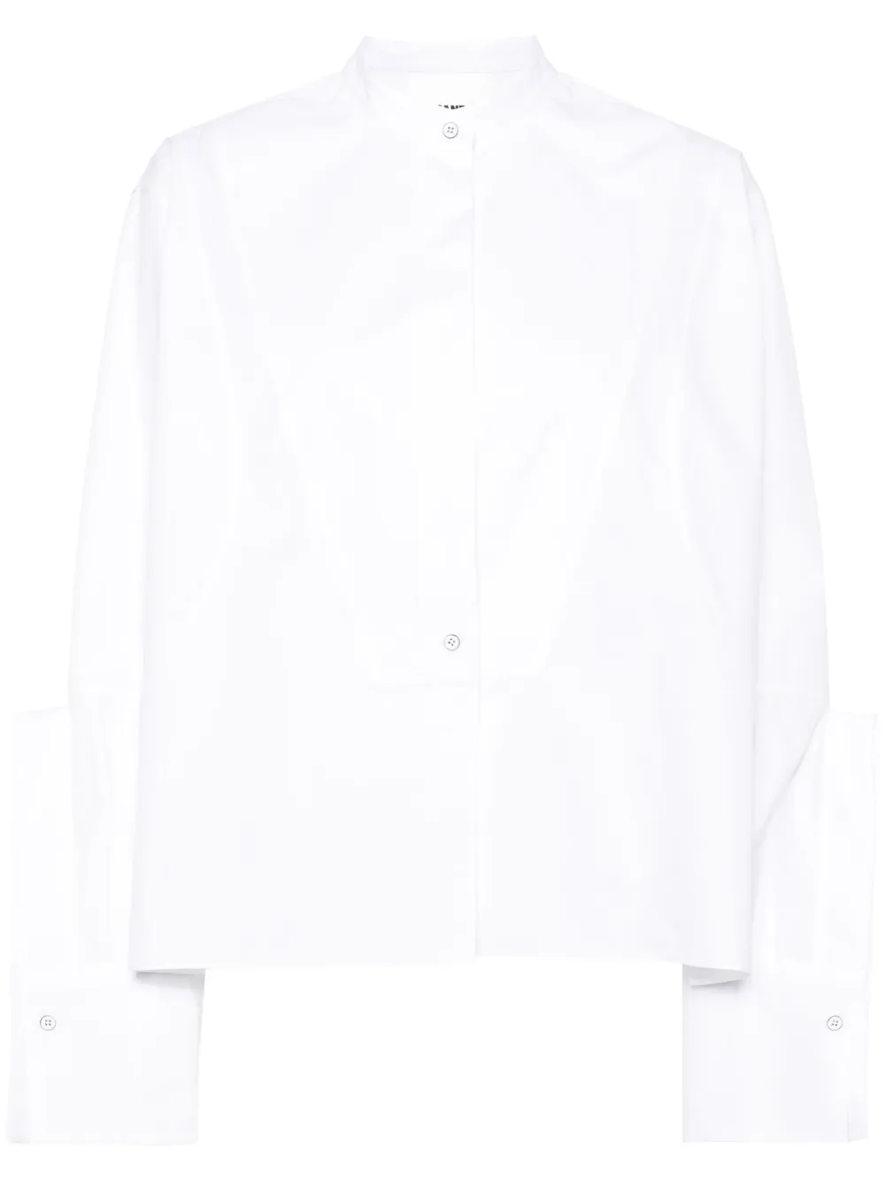 

Укороченная поплиновая рубашка JIL SANDER, белый