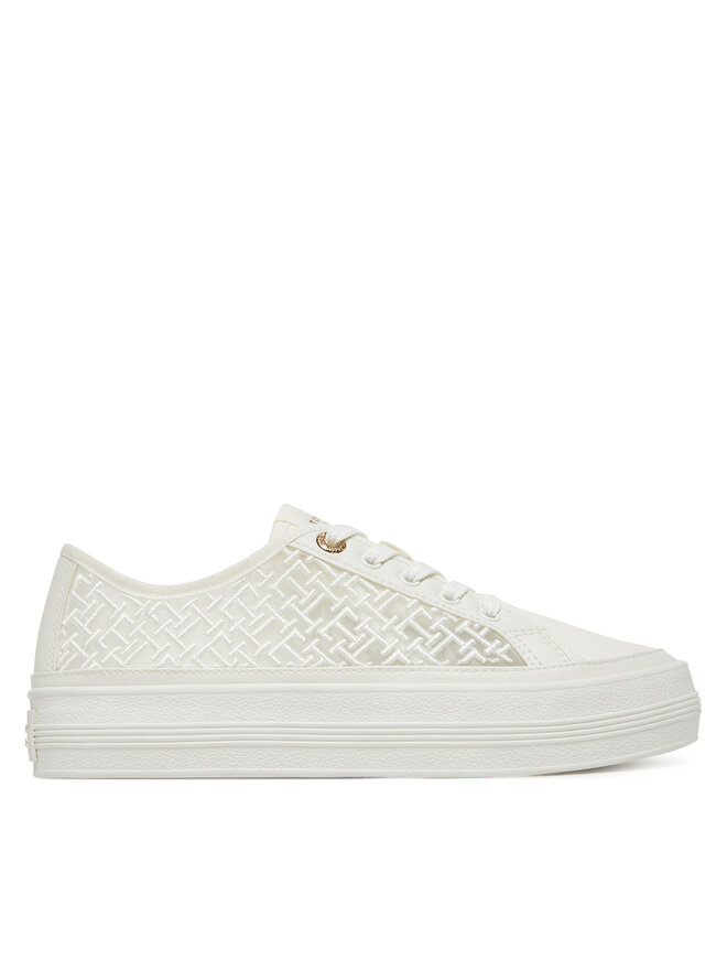 Кроссовки Vulc Embroidered Sneaker FW0FW08685 Tommy Hilfiger, белый