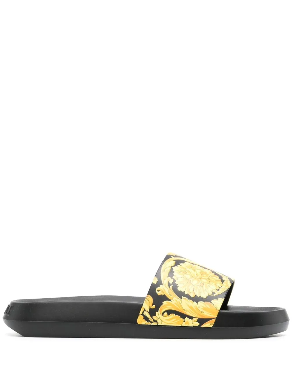 

Резиновые шлепанцы Barocco VERSACE, черный