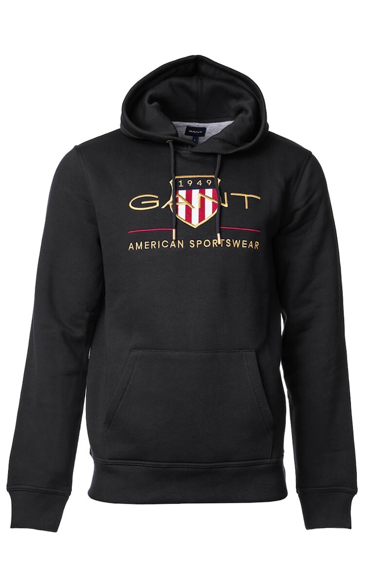 

Худи Archive Shield с вышитым логотипом Gant, черный