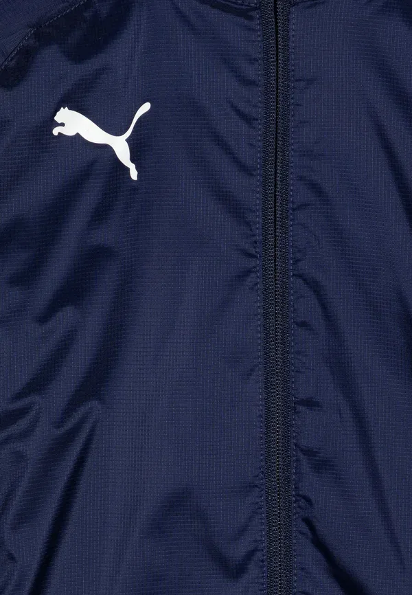 Куртка тренировочная Teamgoal allweather jr training jacket Puma, темно-синий/белый — фото 4