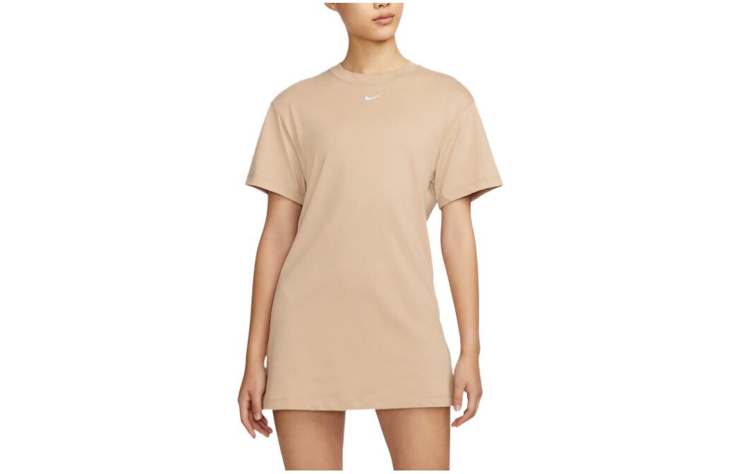 

Платье с короткими рукавами женское Hemp/Hemp Nike