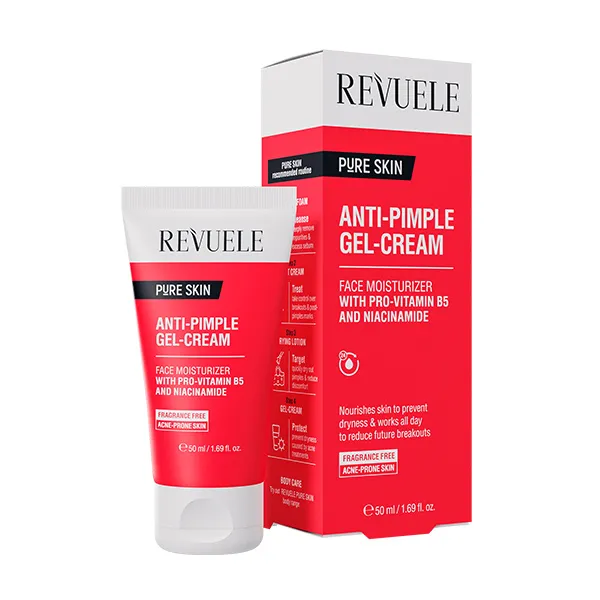 

Ежедневный увлажняющий крем Anti-Pimple Gel-Cream Revuele, 50 ml