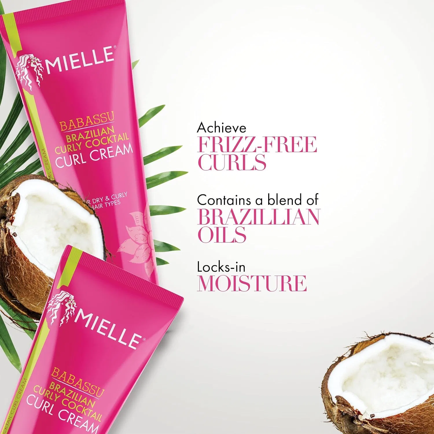 Крем для кудрявых волос «Brazilian Curly Cocktail» с маслом бабассу от Mielle Organics Mielle Organics — фото 4