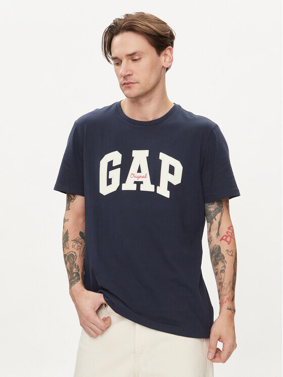 

Футболка стандартного кроя Gap, синий