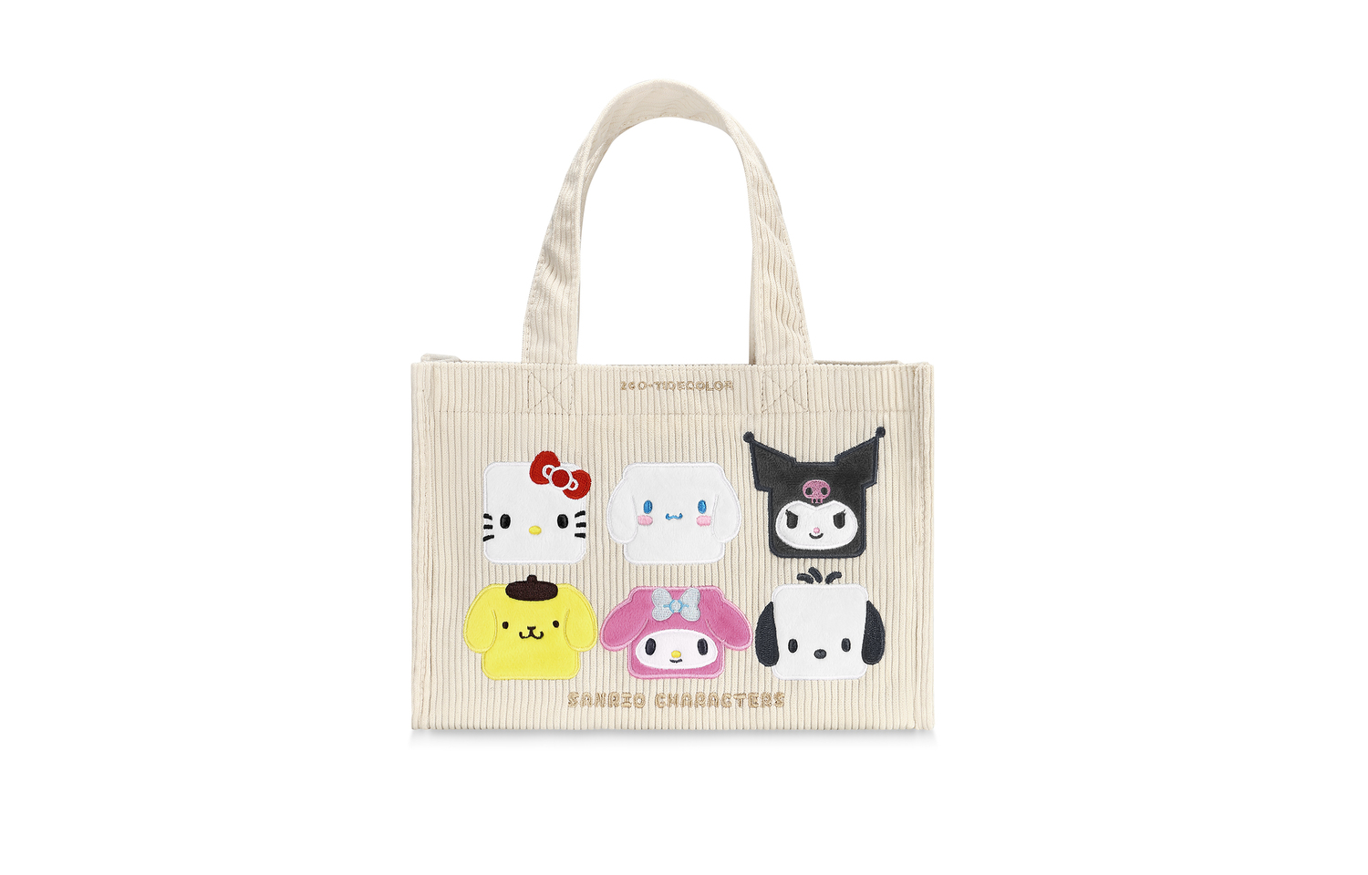 

Sanrio Средняя женская сумка из полиэстера экрю, Ecru