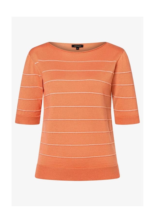 

Свитер с вырезом-лодочкой More & More, цвет 2431 knitted stri
