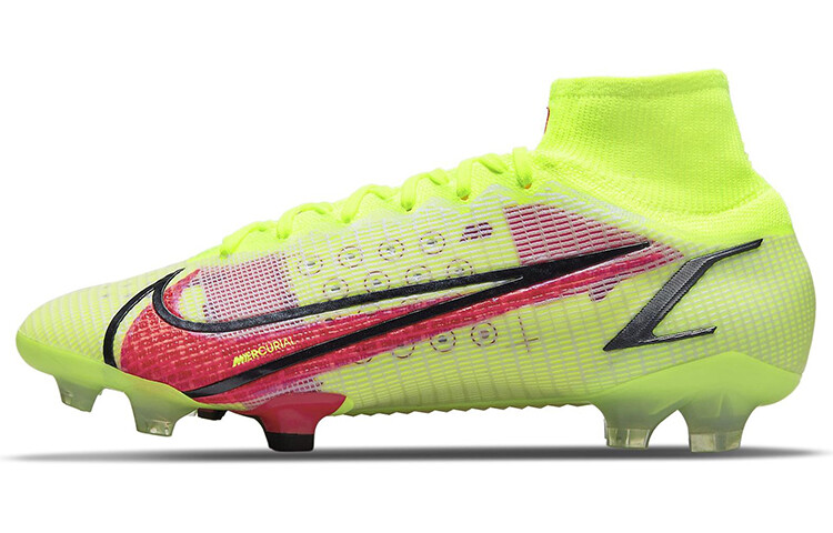 

Nike Mercurial Superfly 8 Elite FG Volt Черный Ярко-Малиновый