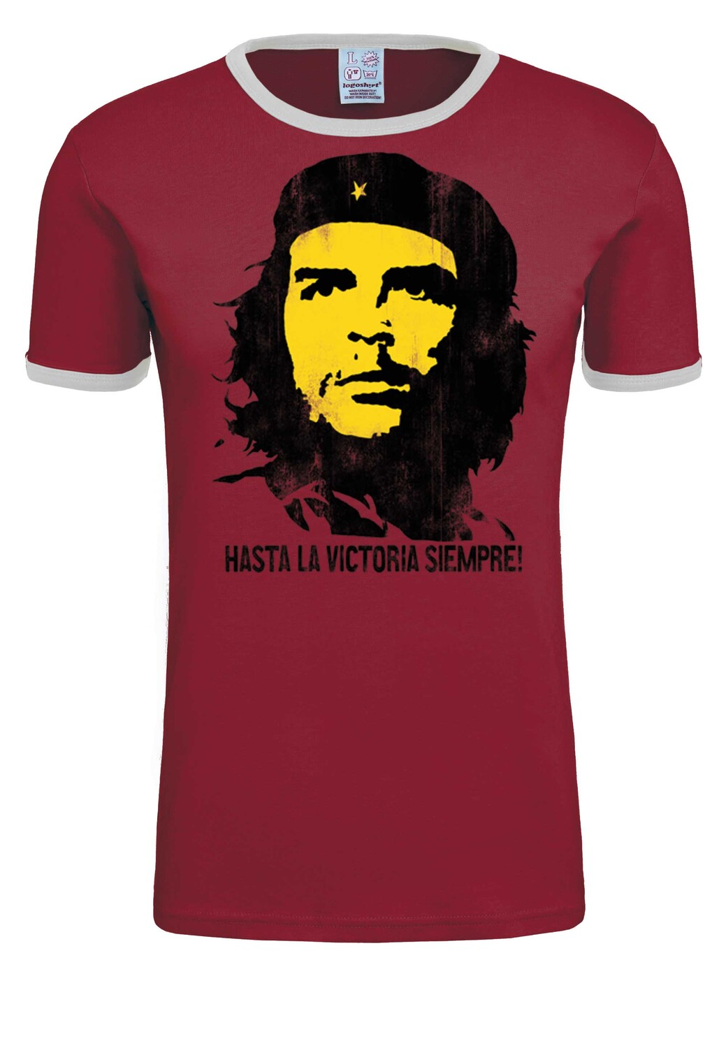 

Футболка Logoshirt Che Guevara, цвет dunkelrot/weiss