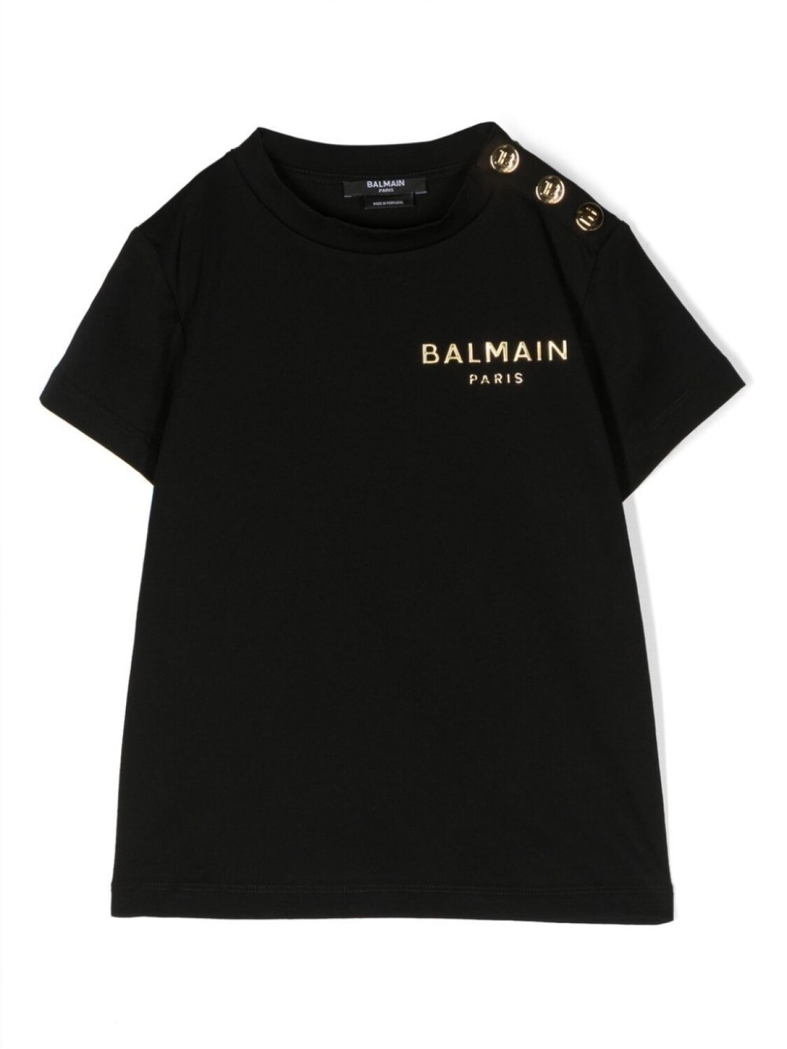 

Balmain Kids футболка с логотипом, черный