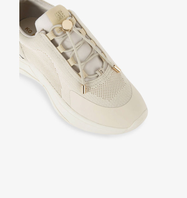 Кроссовки с низким верхом из ткани Link toggle Kg Kurt Geiger, белый — фото 4
