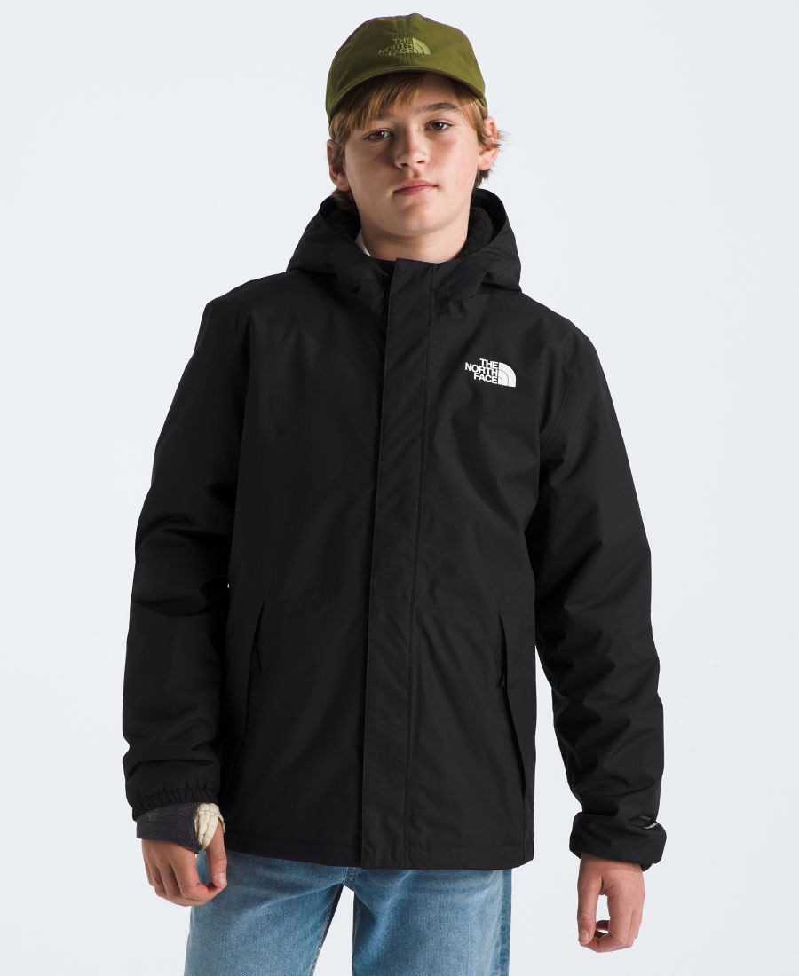 Теплая дождевая куртка Antora на молнии для мальчиков 6-16 лет The North Face, Black — фото 2