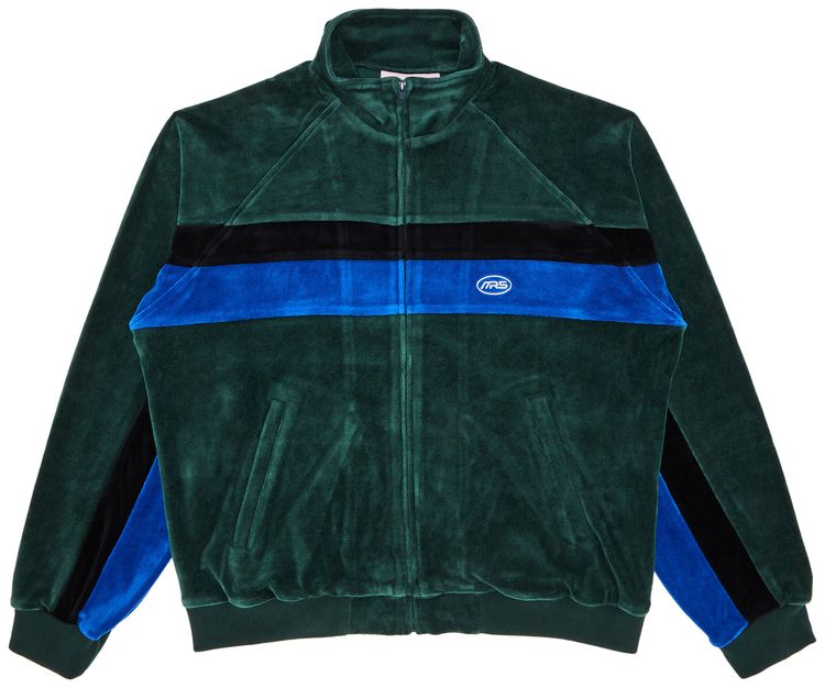 

Куртка Supreme x Martine Rose Velour Track Jacket 'Green', зеленый